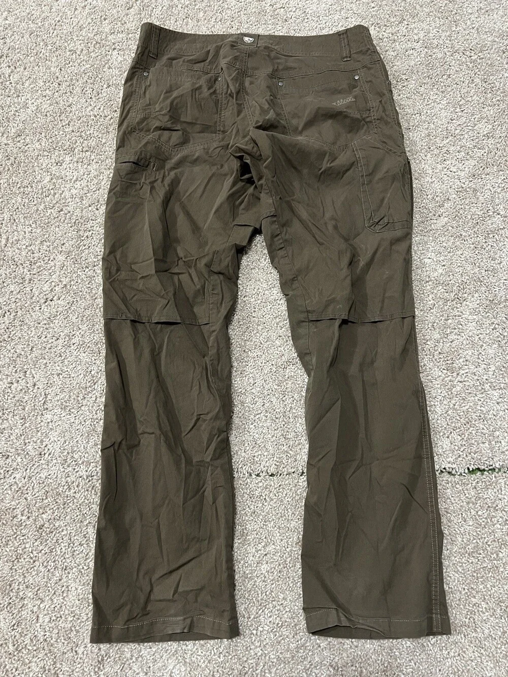 Kuhl Pants Men 36x32 Brown Outdoor Utility Hiking Workwear Cargo Pants